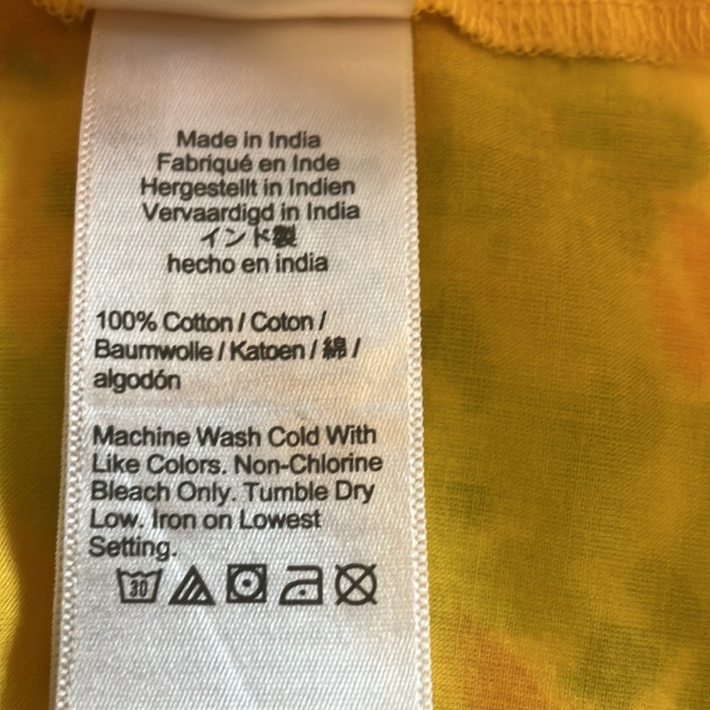 J crew Cotton voile tiered button-down beach - yellow- dress size S - Picture 5 of 5